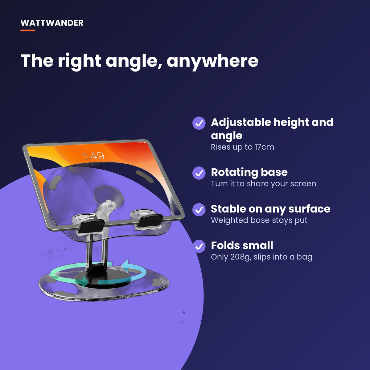 Stand key features