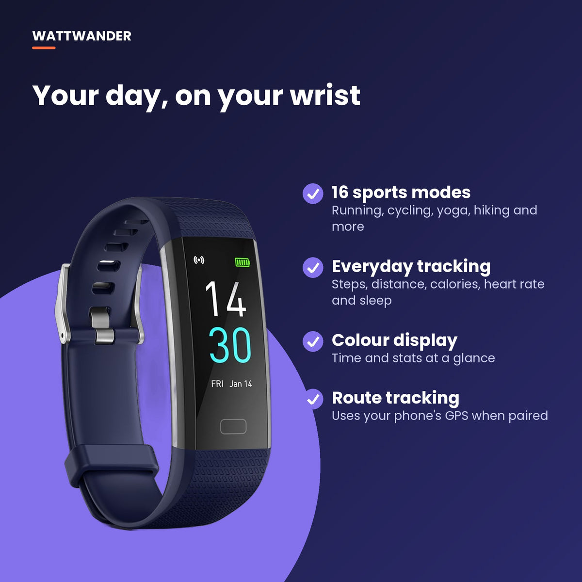 Fitness tracker key features