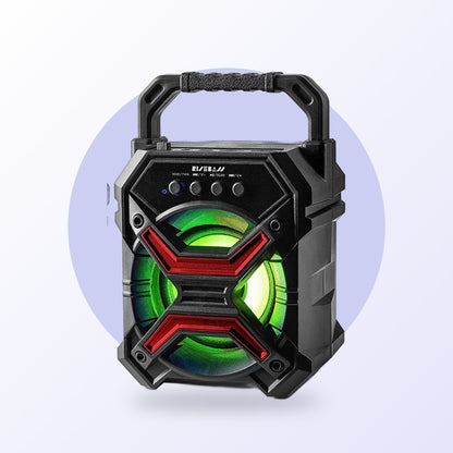 LED speaker in red