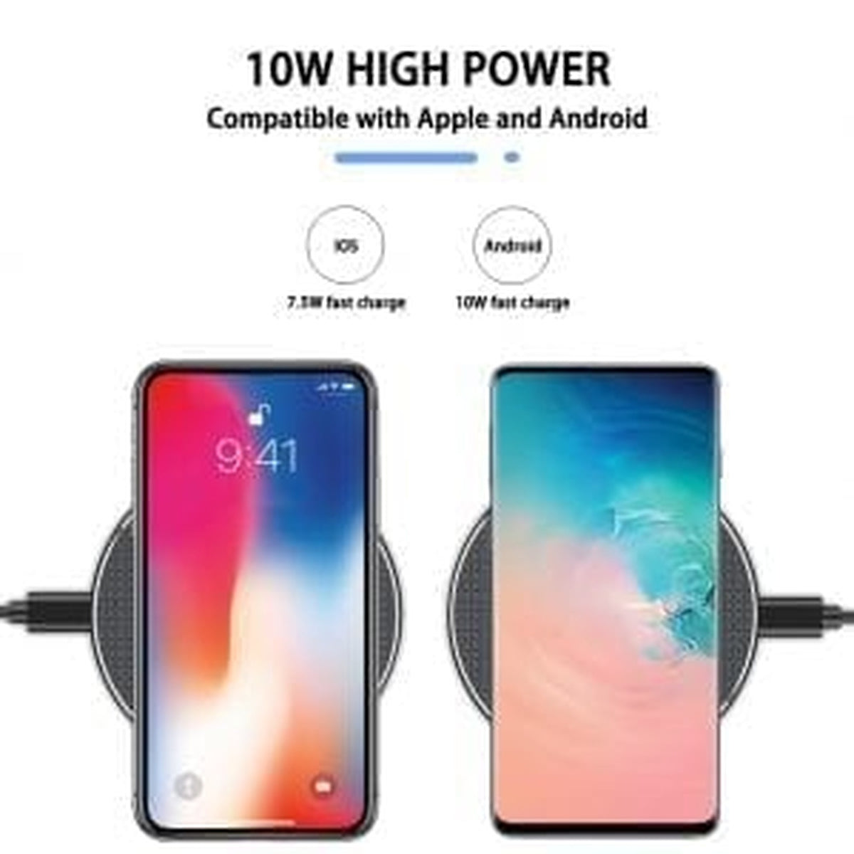 Works with iPhone and Android
