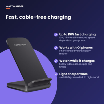 Vertical charger key features