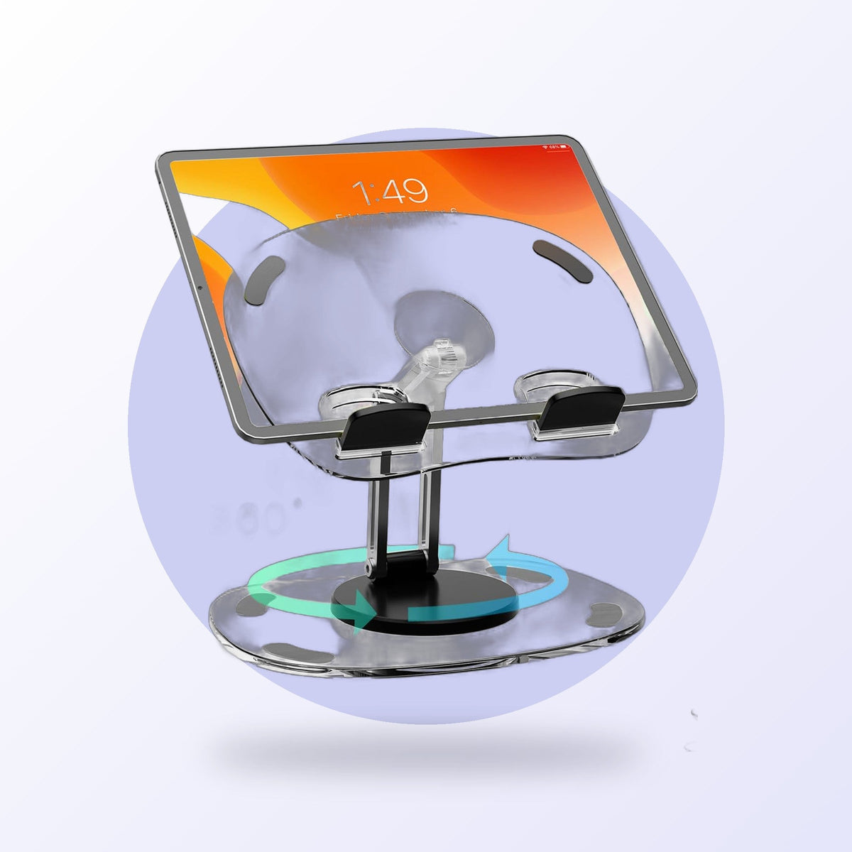Foldable tablet stand