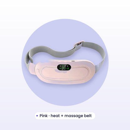 Heating and massage belt, Pink