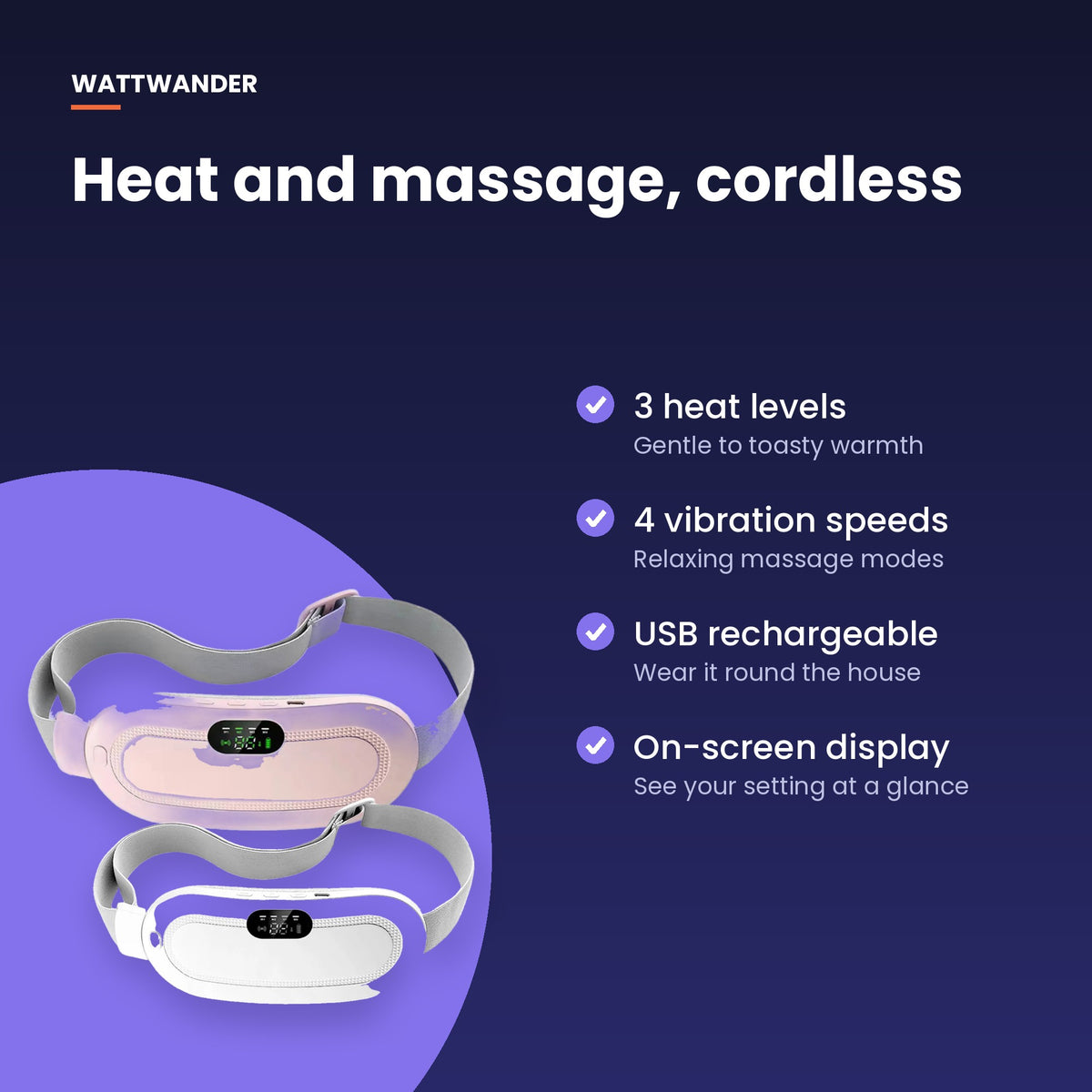 Why you'll love it: 3 heat levels, 4 vibration speeds
