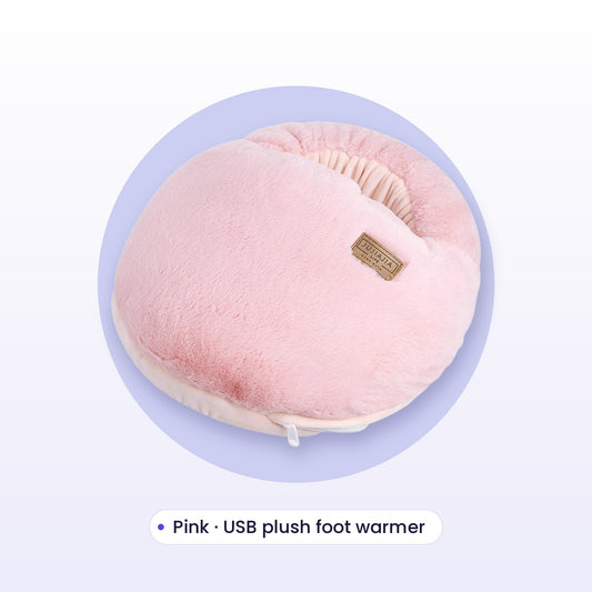 USB plush foot warmer, Pink