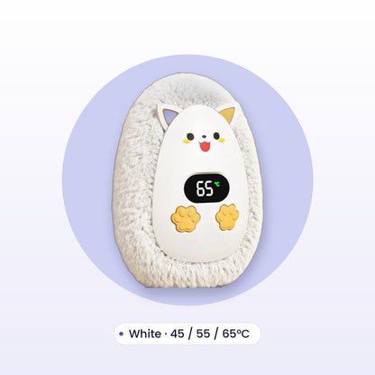 Rechargeable hand warmer, White