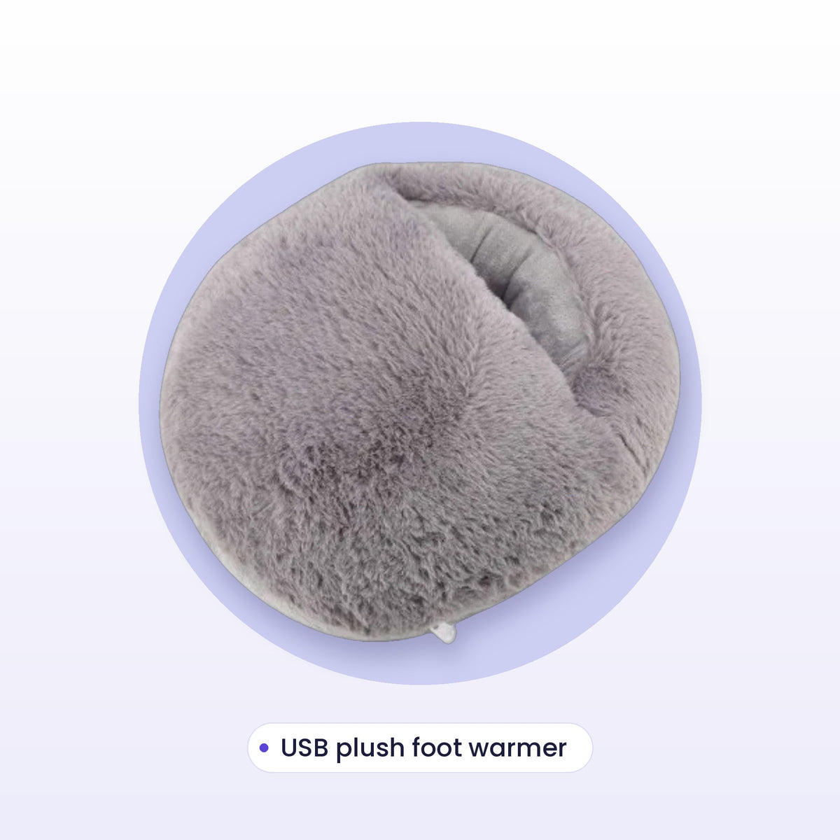USB plush foot warmer