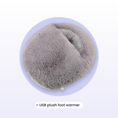 USB plush foot warmer