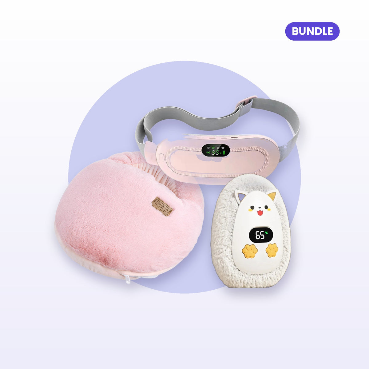 Cosy Winter Trio, Pink set